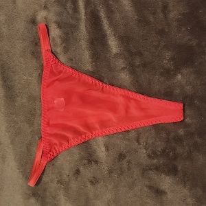 VINTAGE 90'S LARGE RED BIKINI PANTIES